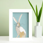 Hare Print ‘The Runners no.8 Illuminated’