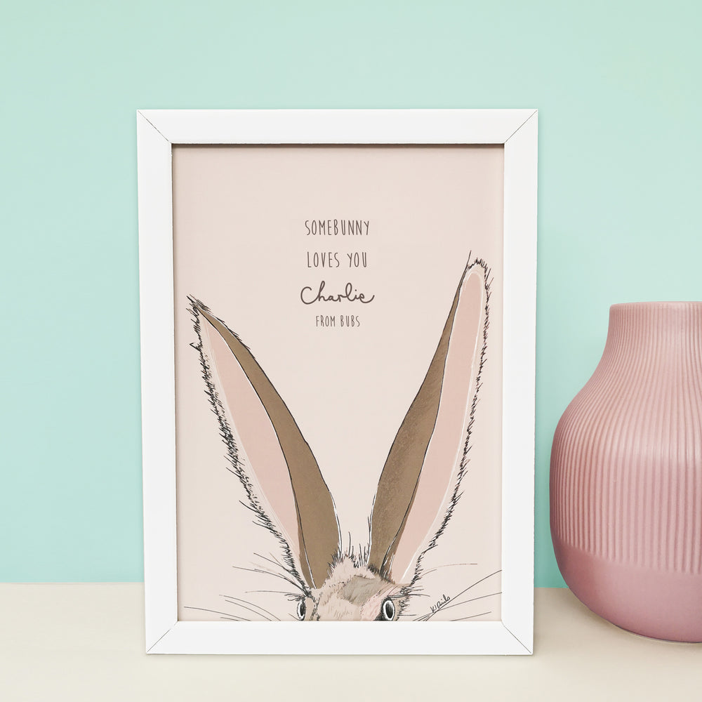 Personalised Bunny Print