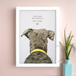 Personalised Dog Print ‘Silence is Golden, unless you have a Dog, then it’s Suspicious’