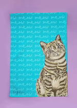 Meow Cat Tea Towel