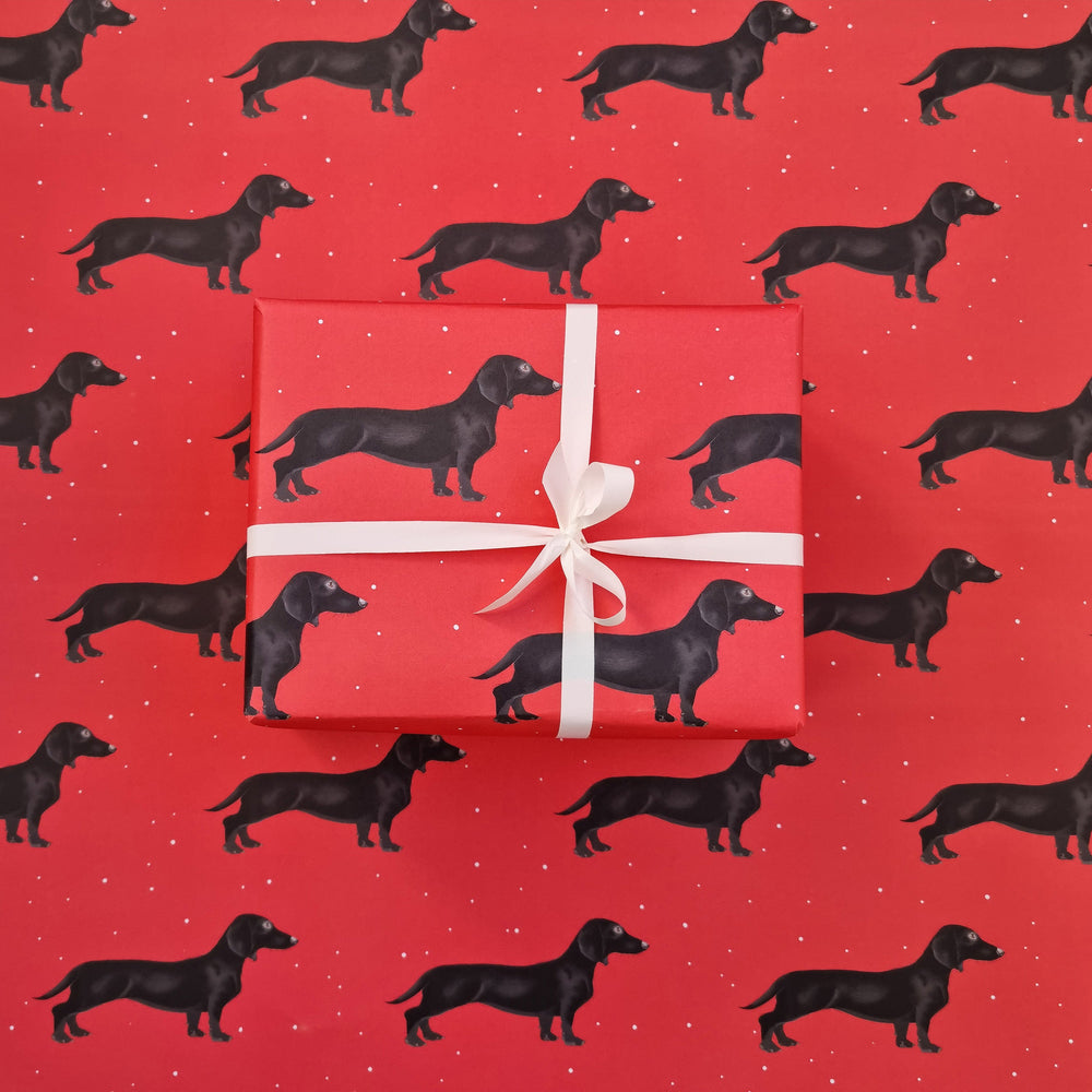 Dachshund Christmas Wrapping Paper
