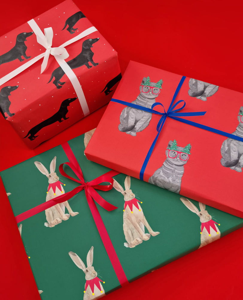Cat Christmas Wrapping Paper