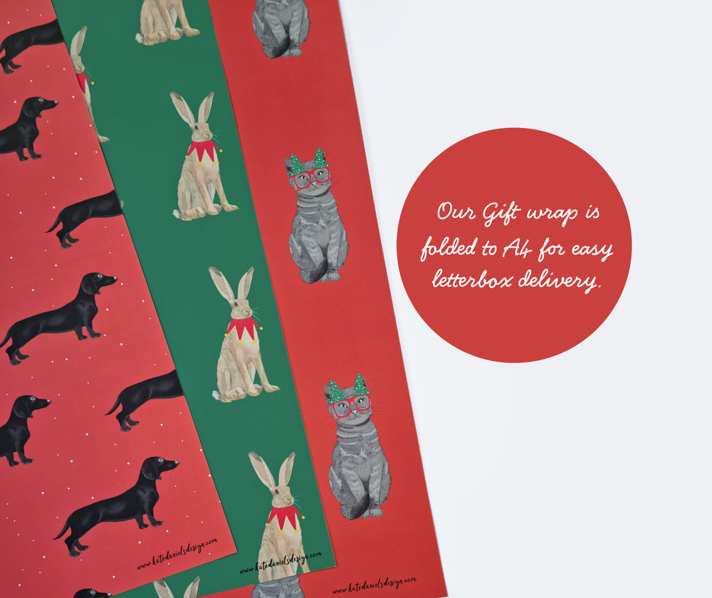 Cat Christmas Wrapping Paper