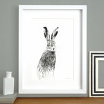 Hare Print 'The Runners no.2'