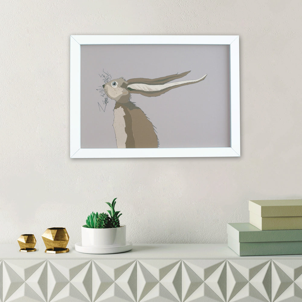 Hare Print ‘Earnest’ - Favourite!