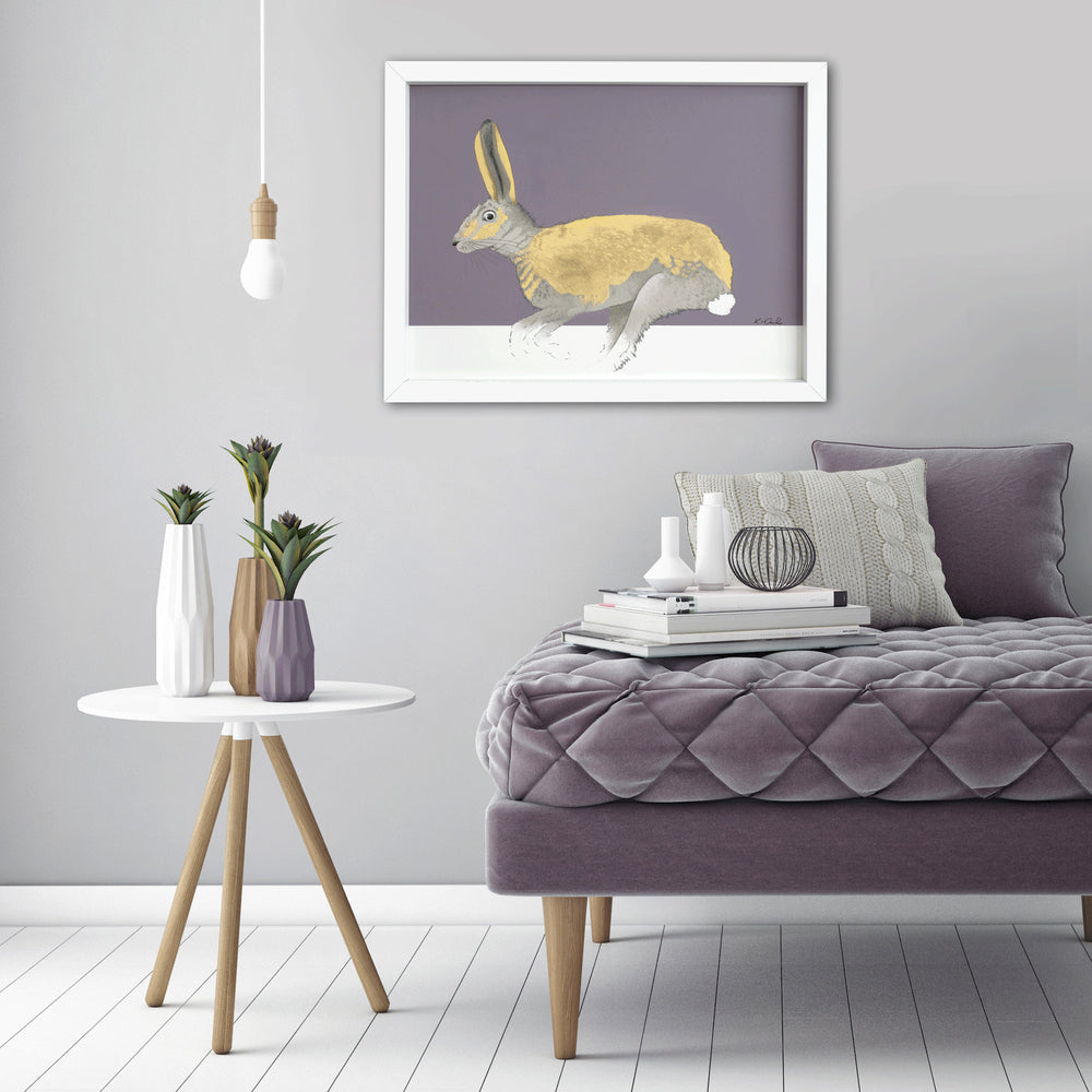 Hare Print ‘The Runners no.4 Sundown’