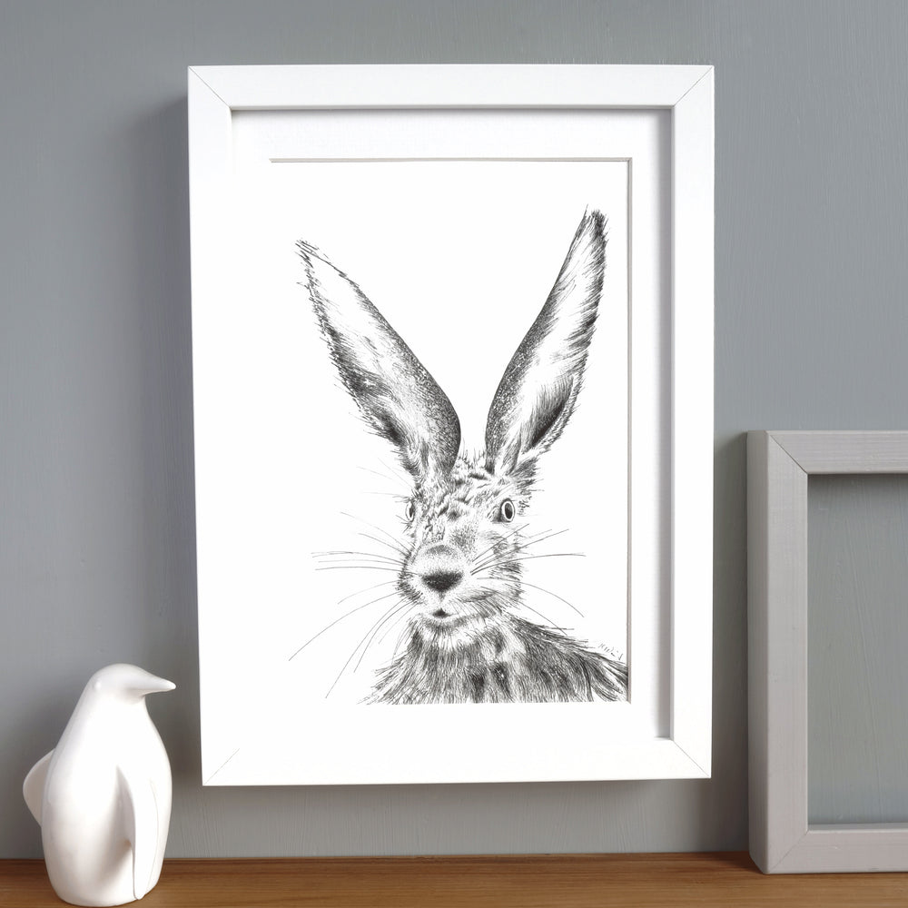 Hare Print ‘The Runners no.9’