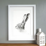 Hare Print 'The Runners no.3'