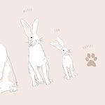 Personalised Family Bunny Rabbit Print