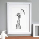 Bird Print ‘The Grandiose Peahen’