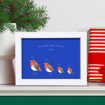 Personalised Family Robin Print