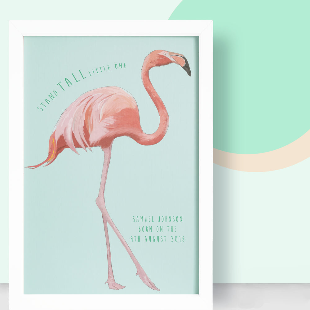 Personalised Flamingo Print