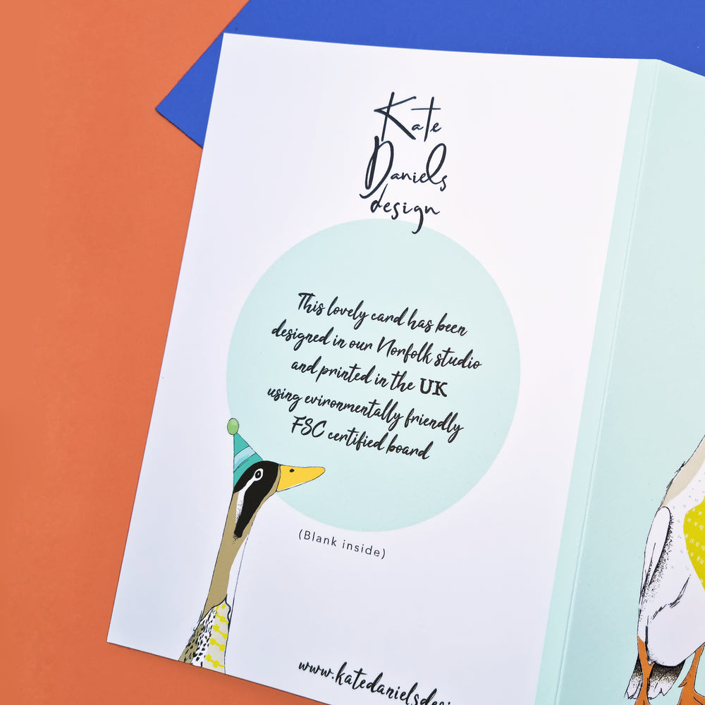 Birthday Duck Card