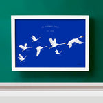 Personalised Family Swan Print